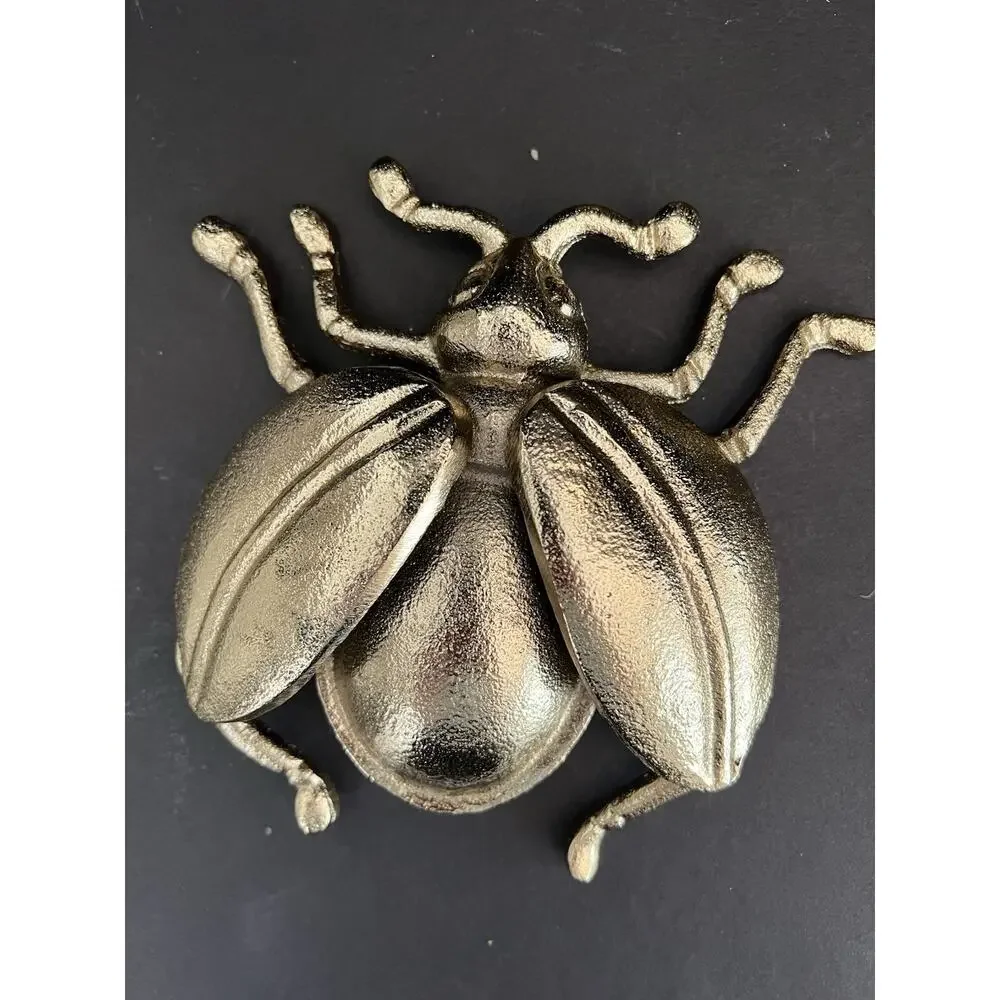 4 Metal Spider Insect Bugs Wall Figurine Hanging Halloween Fence Art Decor 4”-5”